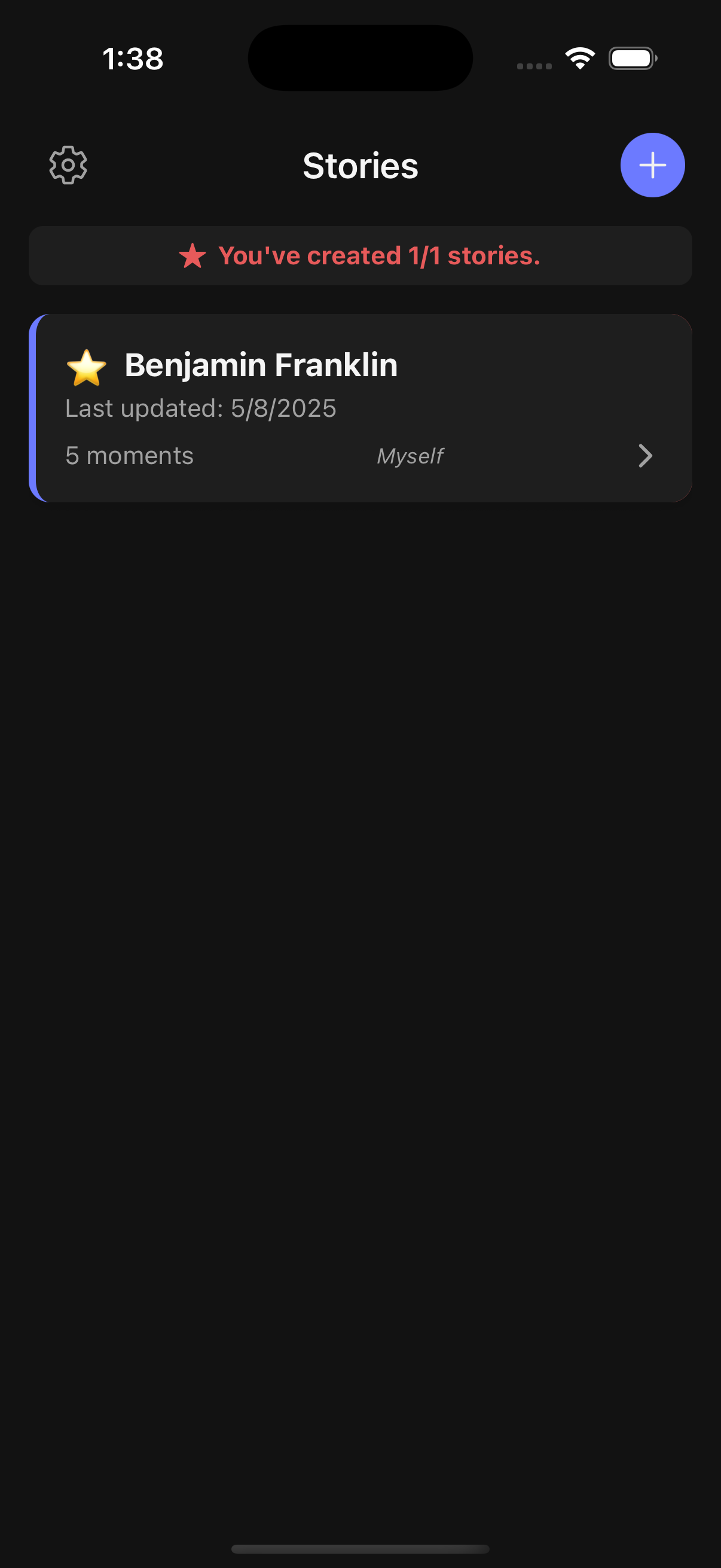 Screenshot of Give Story - Stories